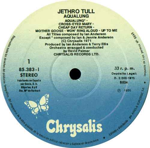 Jethro Tull - Aqualung (LP) (Very Good Plus (VG+))