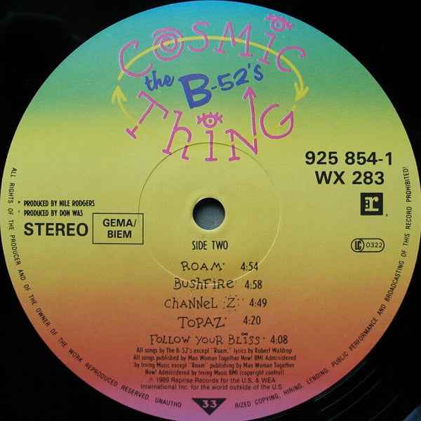 The B-52's - Cosmic Thing (LP) (Near Mint (NM or M-))