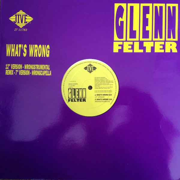 Glenn Felter - What's Wrong (12") (Near Mint (NM or M-))
