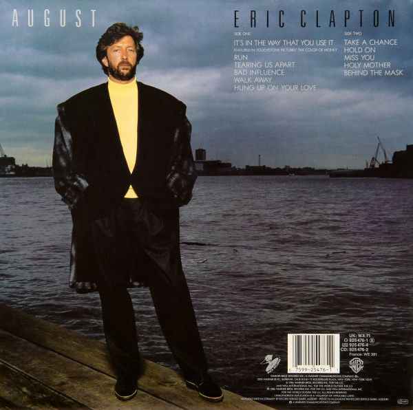 Eric Clapton - August (LP) (Very Good Plus (VG+))