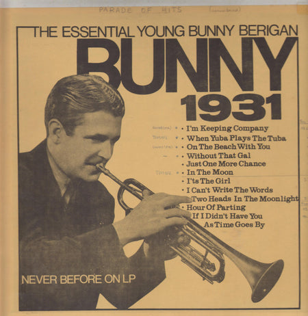 Bunny Berigan : The Essential Young Bunny Berigan - Bunny 1931 (LP, Comp)